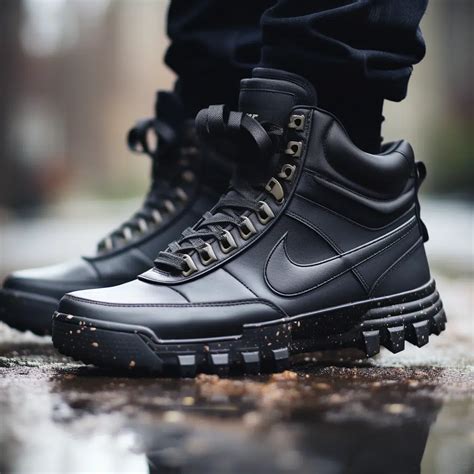 nike boots schwarz|Nike foot locker boots.